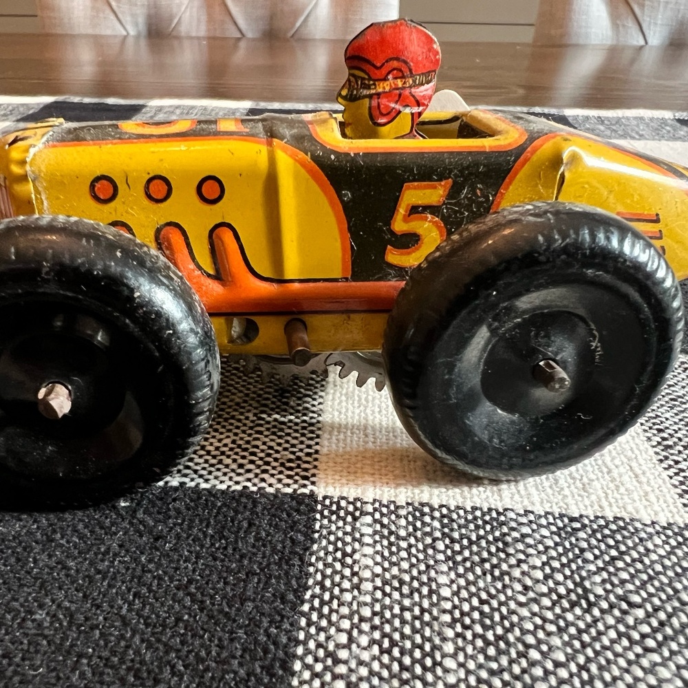 Marx Toys #5 Wind up, Speedster w/Key and Driver